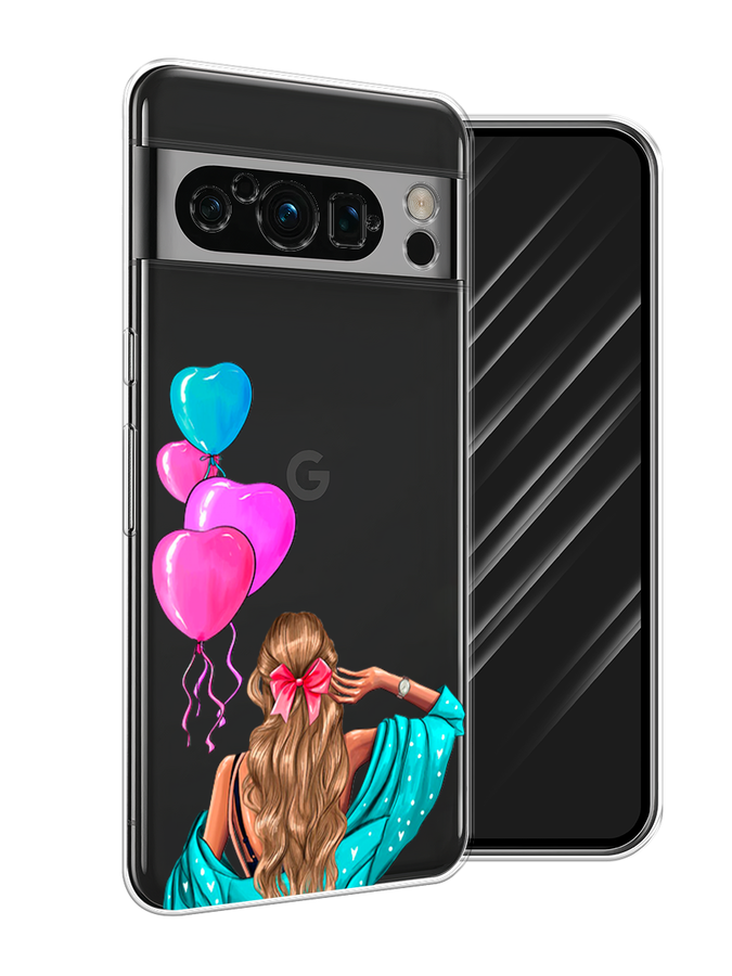 

Чехол Awog на Google Pixel 8 Pro "День Рождения", Голубой;розовый;бежевый, 271650-7