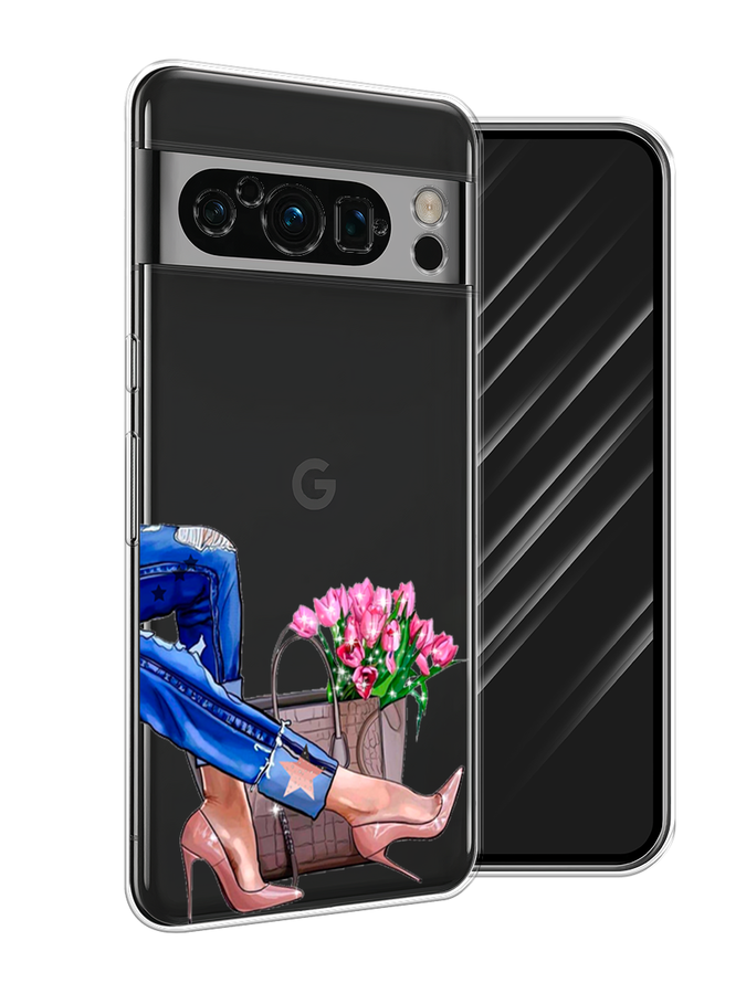 

Чехол Awog на Google Pixel 8 Pro "Каблучки", Синий, 271650-7