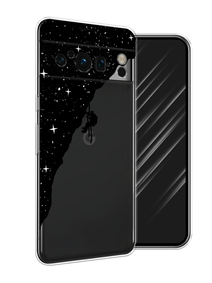 

Чехол Awog на Google Pixel 8 Pro "Скалолаз в космосе", Черный;белый;бежевый, 271650-4
