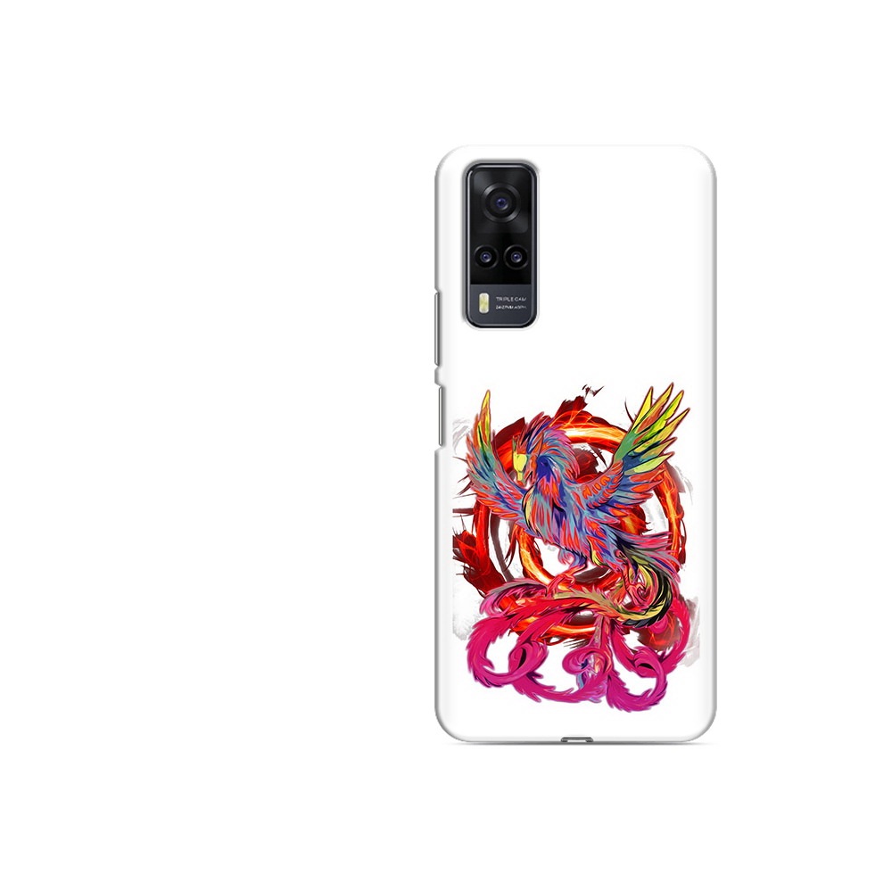 

Чехол MyPads Tocco для Vivo Y31 красочный феникс (PT157735.439.414), Прозрачный, Tocco