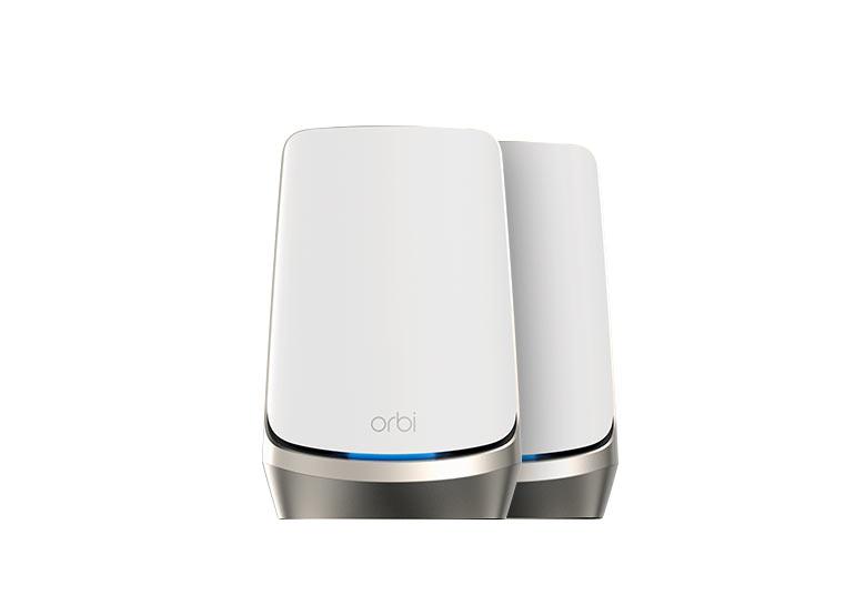 

Wi-Fi Роутер Netgear Orbi RBKE962 960 Series AX11000 Quad-Band Mesh Wi-Fi 6E - 2 Pack, AX11000