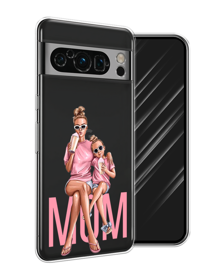 

Чехол Awog на Google Pixel 8 Pro "Lovely mom", Бежевый;розовый;прозрачный, 271650-7