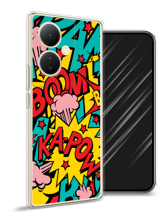 

Чехол Awog на Vivo Y78 5G (global)/V29 Lite, Бирюзовый;желтый;красный, 269050-9