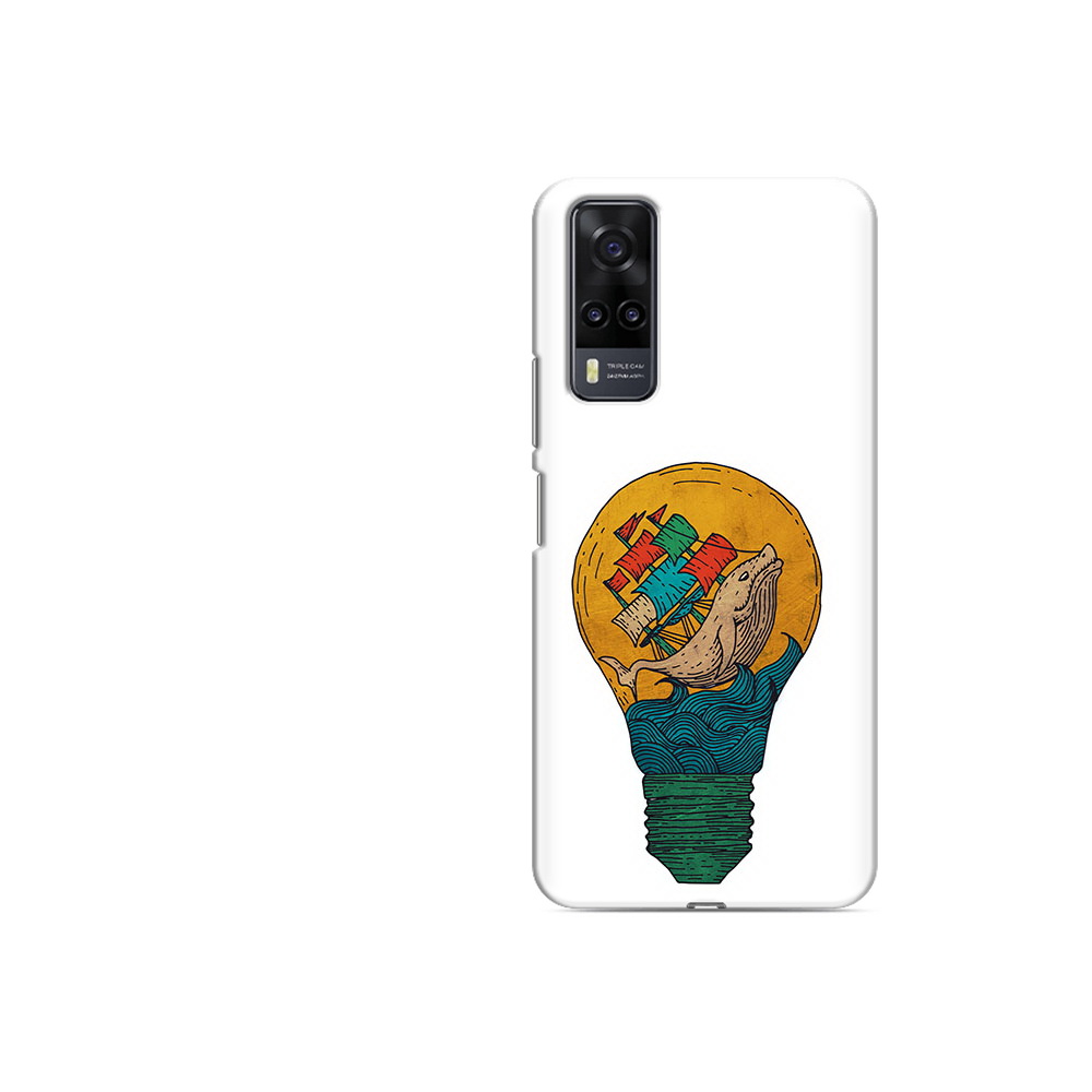 Чехол MyPads Tocco для Vivo Y31 кит в лампочке с парусами (PT157735.439.387)