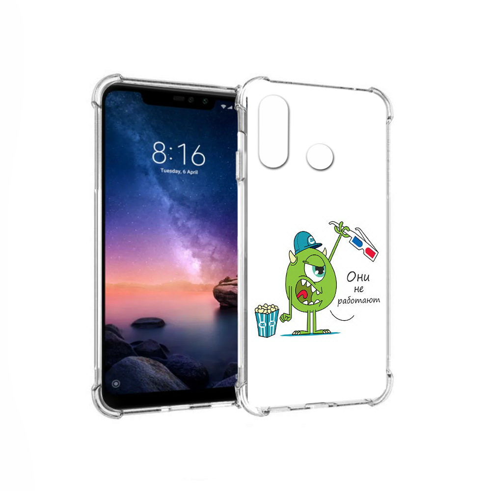 

Чехол MyPads Tocco для Xiaomi Redmi Note 6 Очки не работают (PT118671.310.129), Прозрачный, Tocco