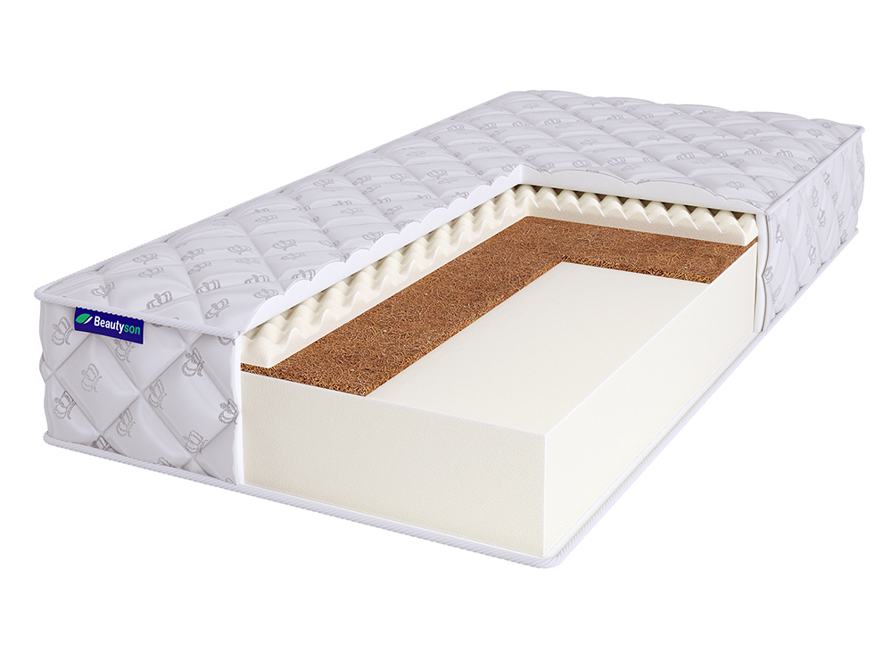 

Матрас Beautyson Roll Foam 14 Cocos Sens, 95х150, 18 см, беспружинный, Roll Foam 14 Cocos Sens