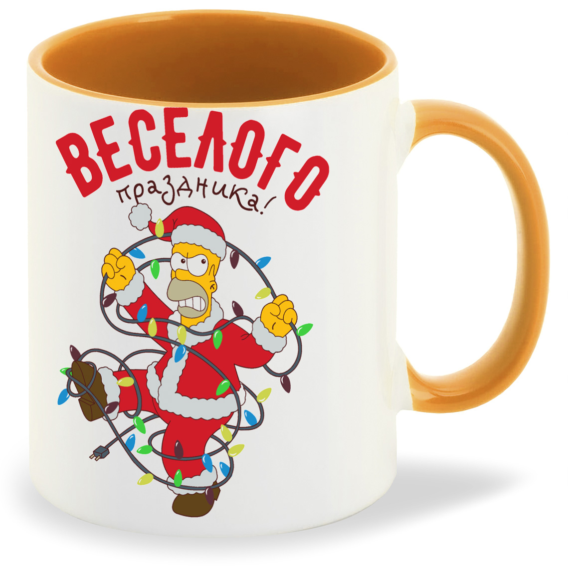 

Кружка CoolPodarok Веселого праздника новый год, Веселого праздника новый год