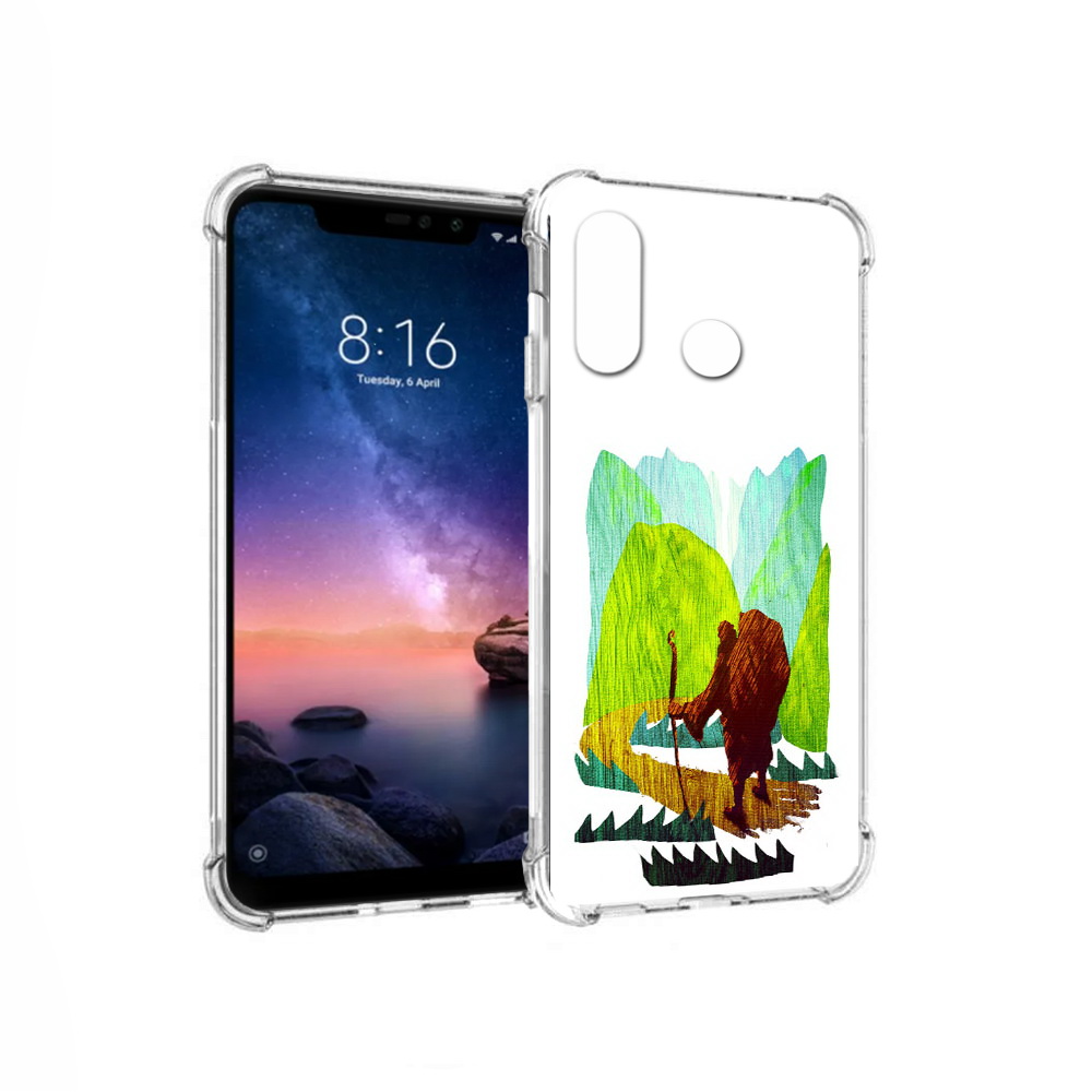 

Чехол MyPads Tocco для Xiaomi Redmi Note 6 Лесная тропа (PT118671.310.106), Прозрачный, Tocco