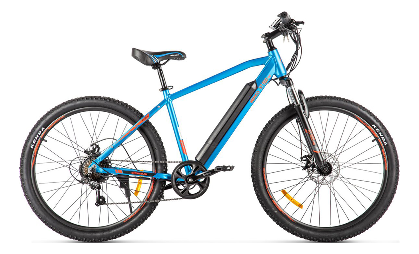 Электровелосипед Eltreco XT 600 PRO 2024, синий