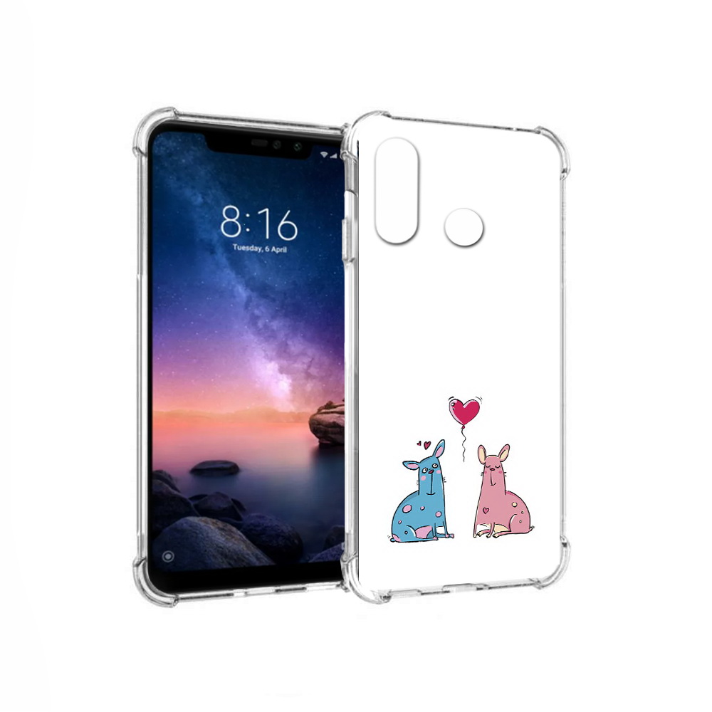 Чехол MyPads Tocco для Xiaomi Redmi Note 6 Лама любовь (PT118671.310.102)