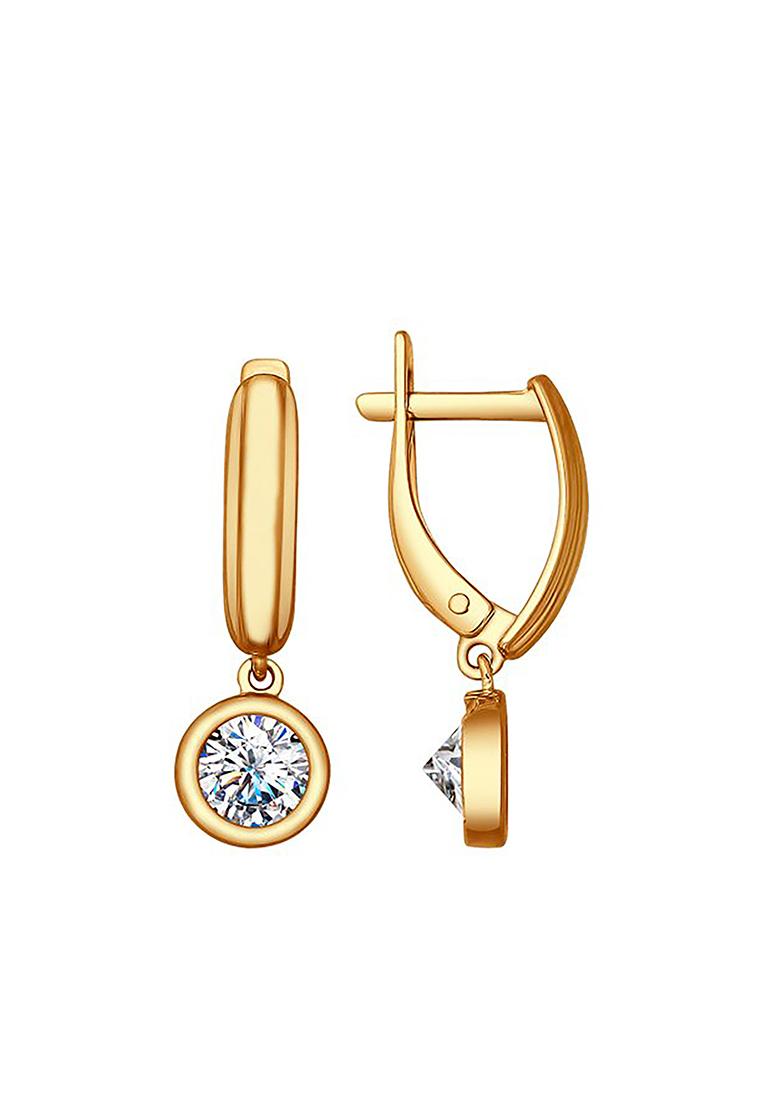 

Серьги из серебра с фианитом SOKOLOV 93020802, 93020802_k
