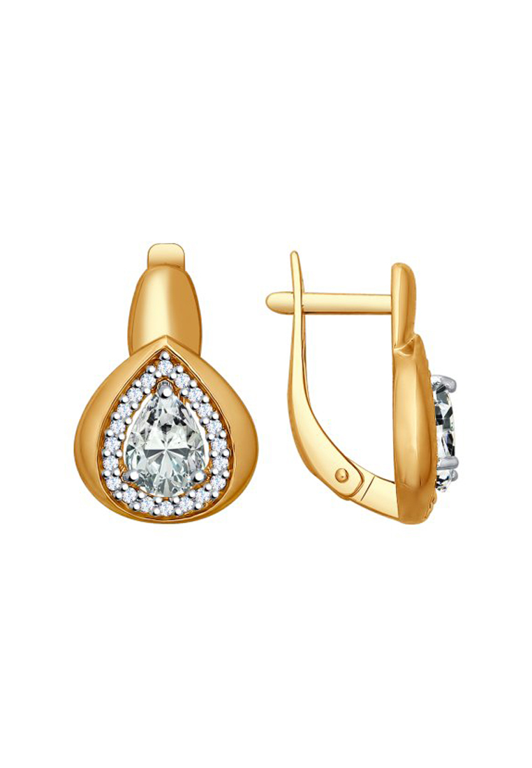 

Серьги из серебра с фианитом SOKOLOV 93020801, 93020801_k