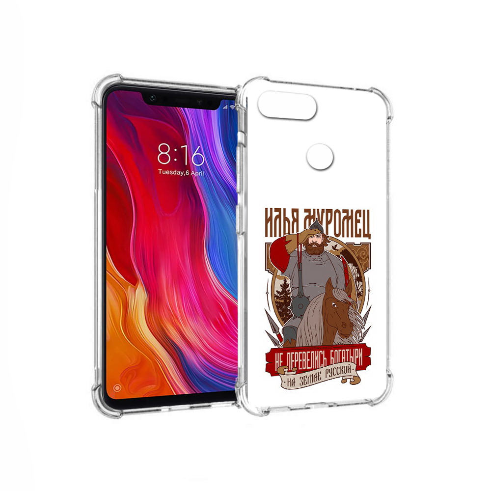 

Чехол MyPads Tocco для Xiaomi Mi 8 Lite Илья Муромец (PT119514.309.92), Прозрачный, Tocco