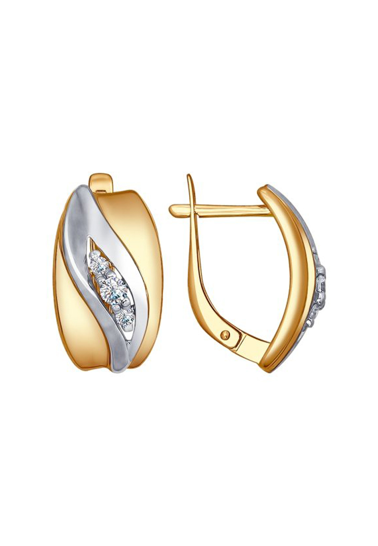 

Серьги из серебра с фианитом SOKOLOV 93020784, 93020784_k
