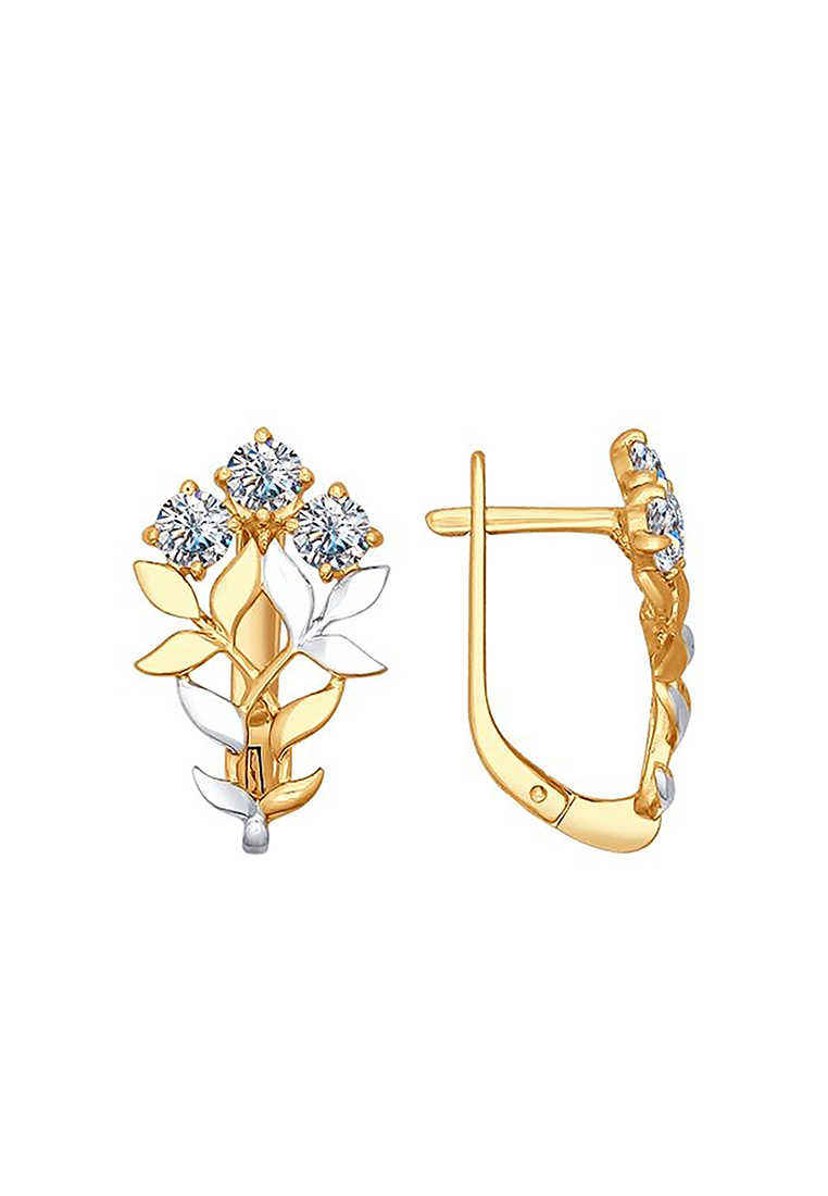 

Серьги из серебра с фианитом SOKOLOV 93020696, 93020696_k
