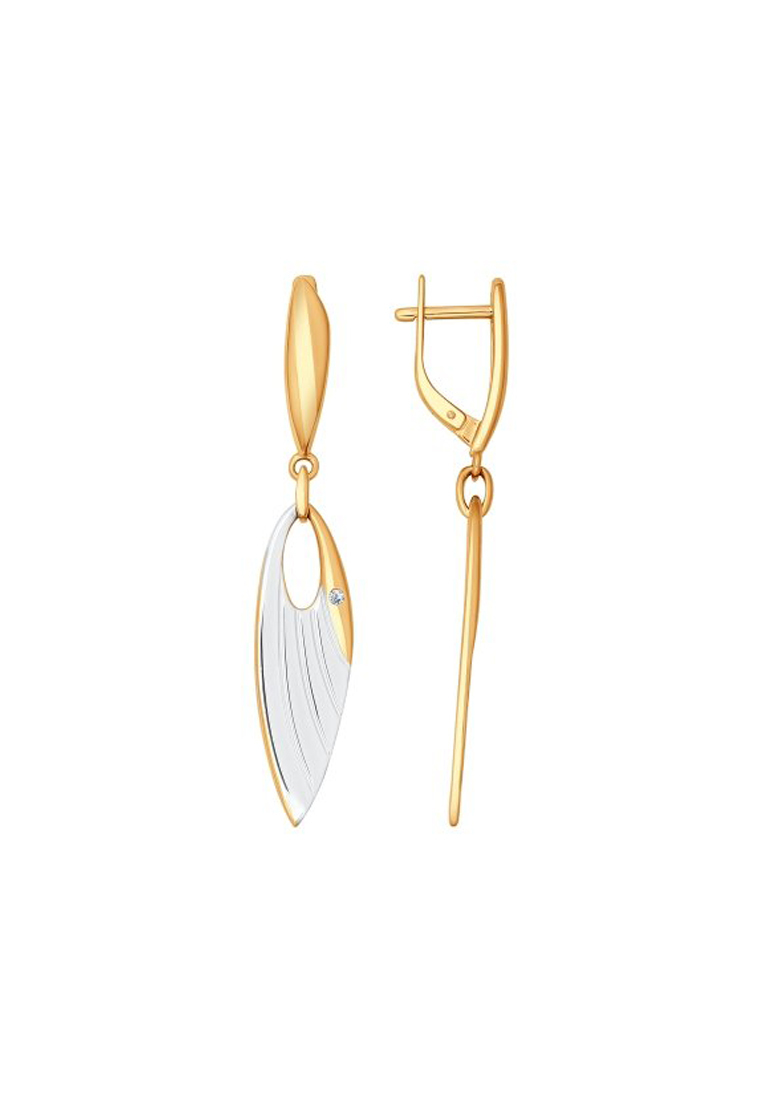 

Серьги из серебра с фианитом SOKOLOV 93020659, 93020659_k