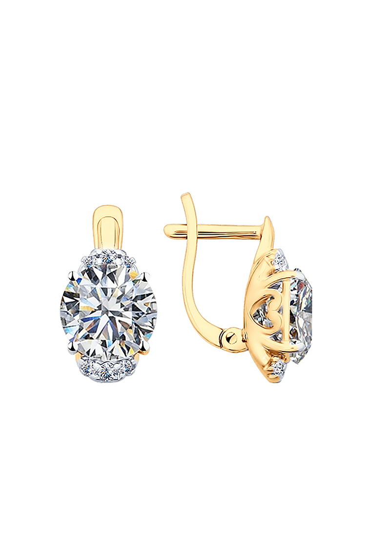

Серьги из серебра с фианитом SOKOLOV 89020074, 89020074_k