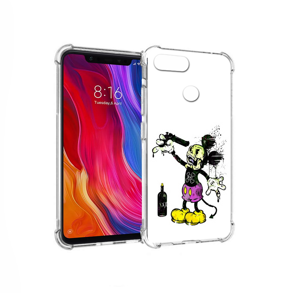 

Чехол MyPads Tocco для Xiaomi Mi 8 Lite Драг Микки (PT119514.309.73), Прозрачный, Tocco