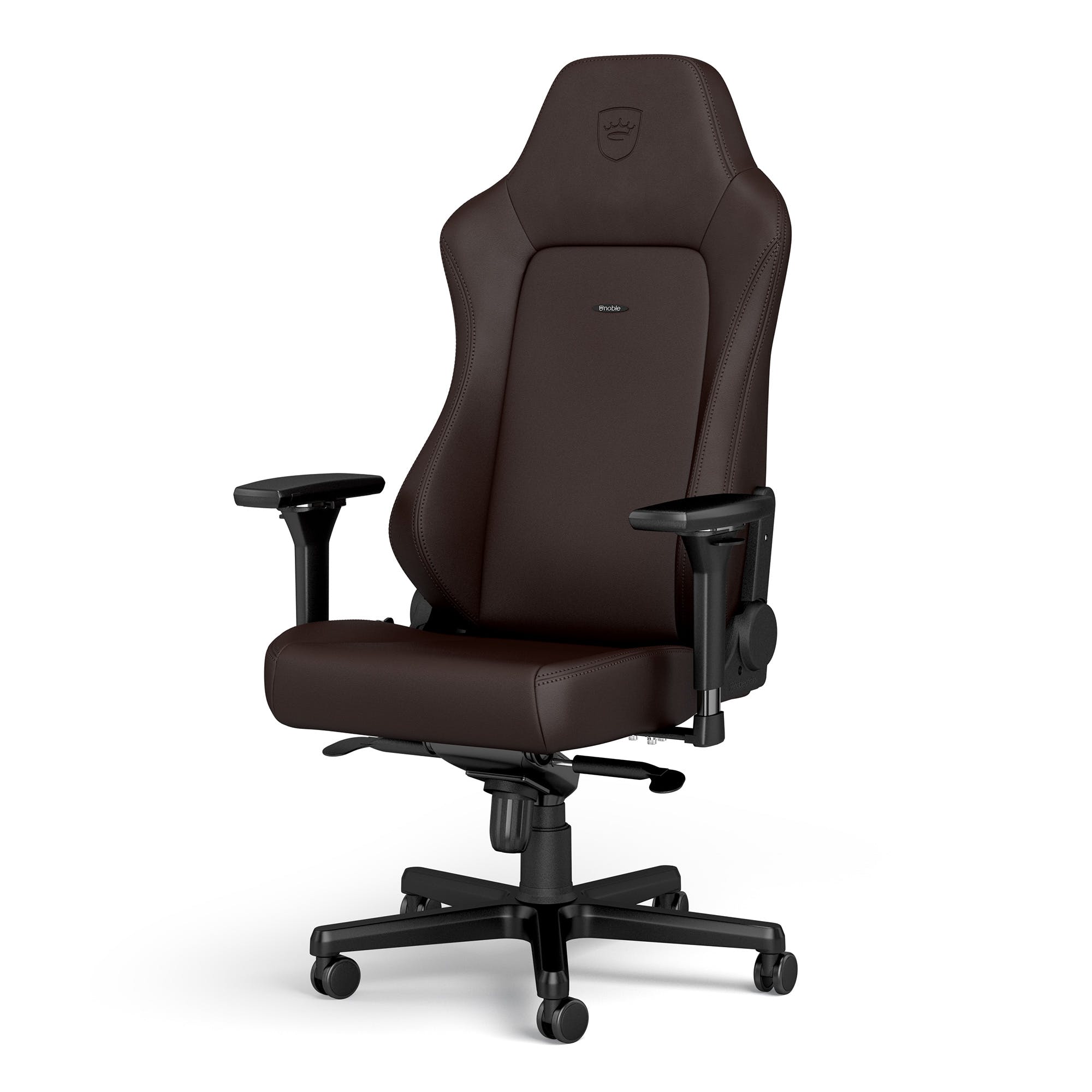 фото Игровое кресло noblechairs hero java edition (гибридная кожа) кофейное