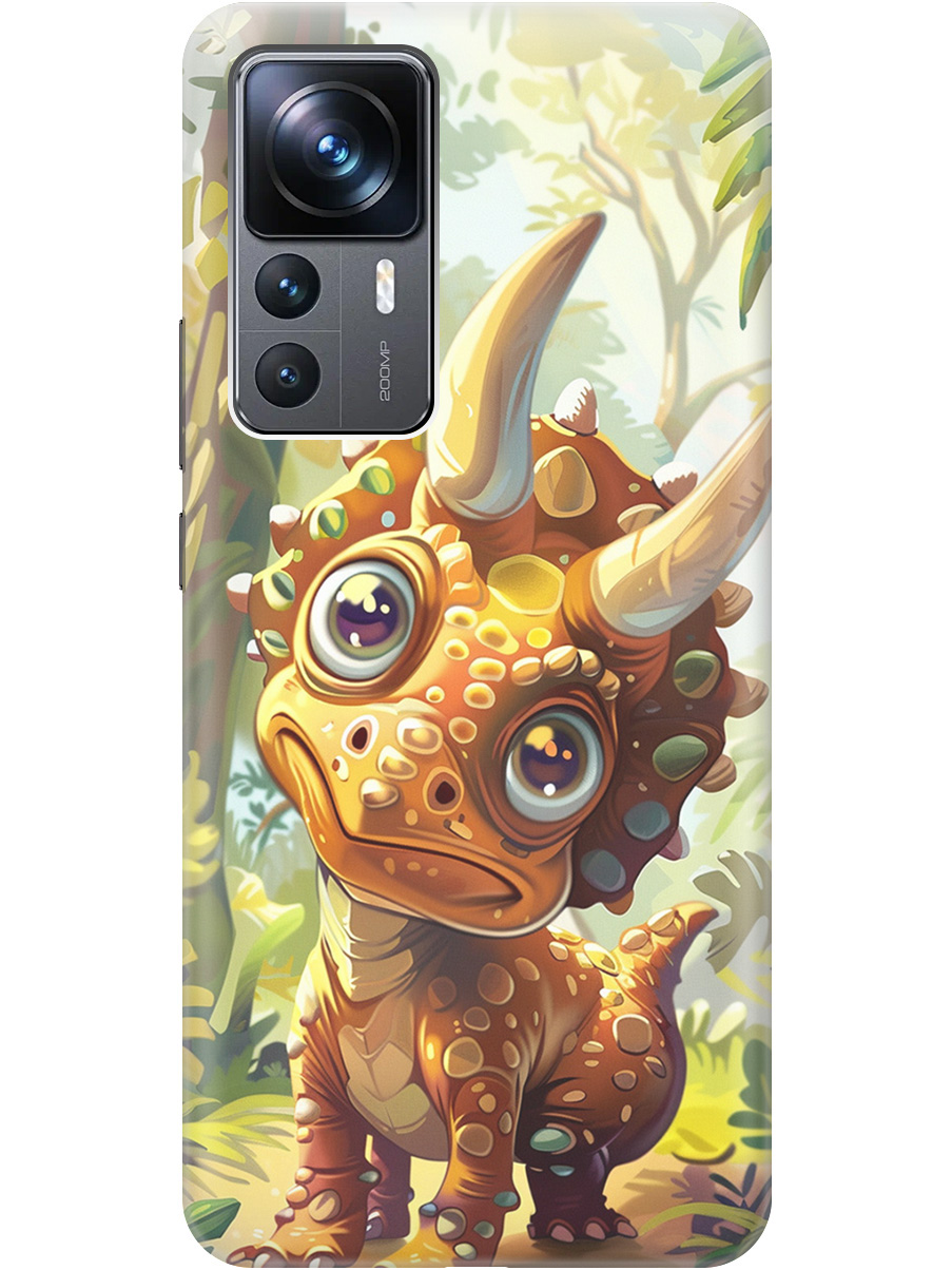 

Силиконовый чехол на Xiaomi 12T / 12T Pro с рисунком "Малыш-динозавр", Желтый;зеленый, 20000582