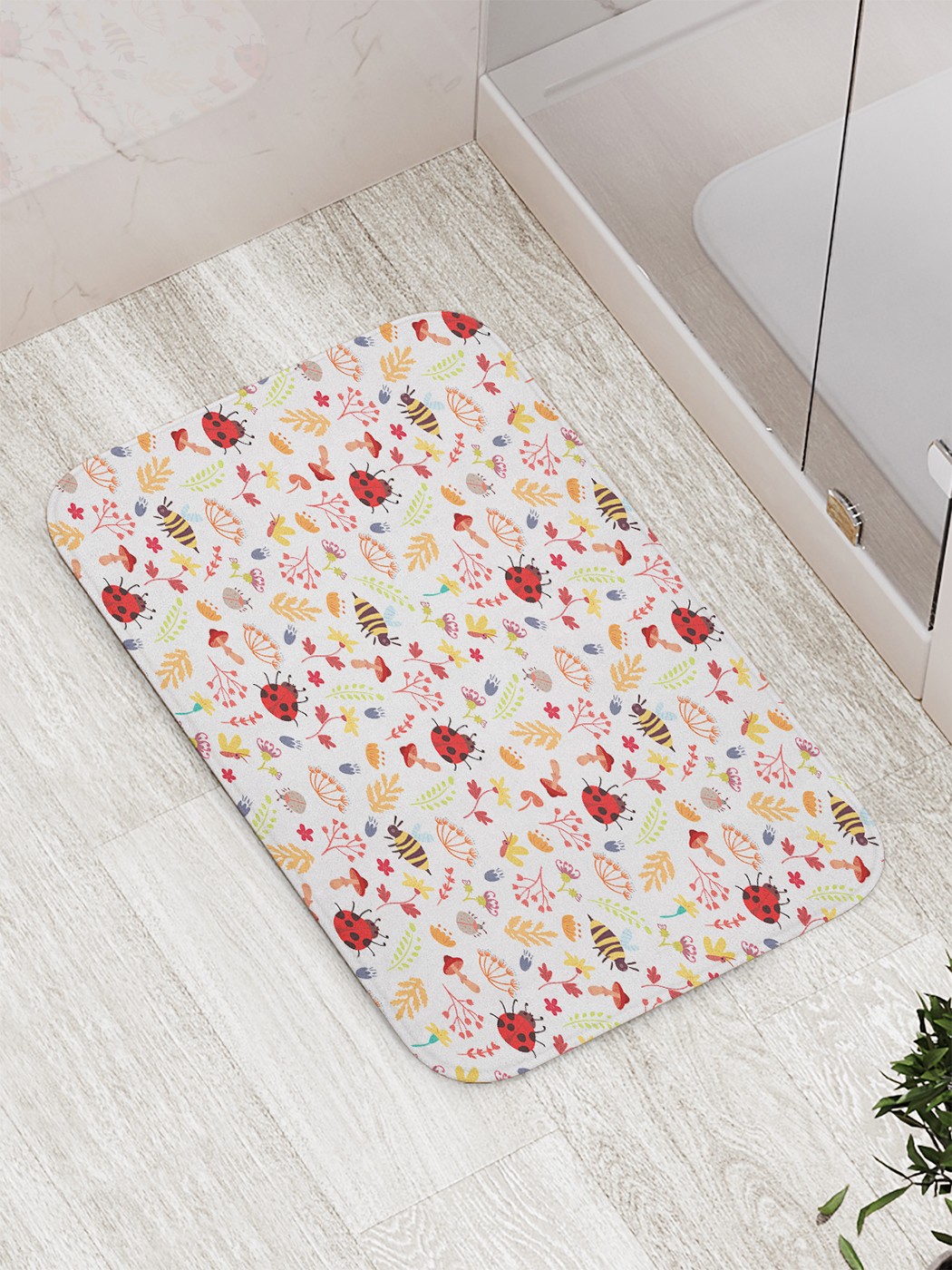 

Коврик противоскользящий для ванной, сауны, бассейна, 77х52 см bath_64630 JoyArty