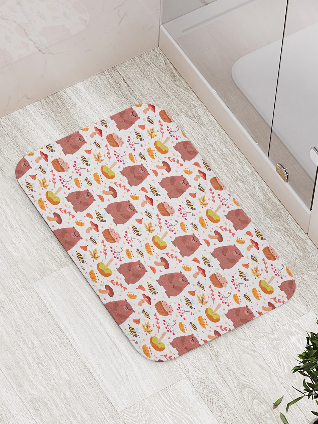 

Коврик противоскользящий для ванной, сауны, бассейна, 77х52 см bath_64629 JoyArty