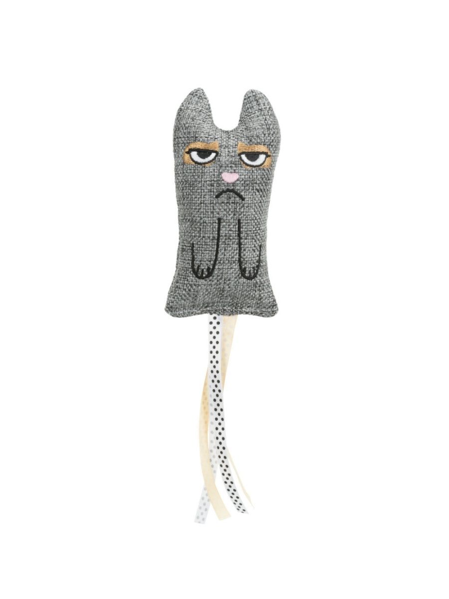 

Мягкая игрушка для кошек Trixie Кошка с кисточками полиэстер, в ассортименте, 15 см