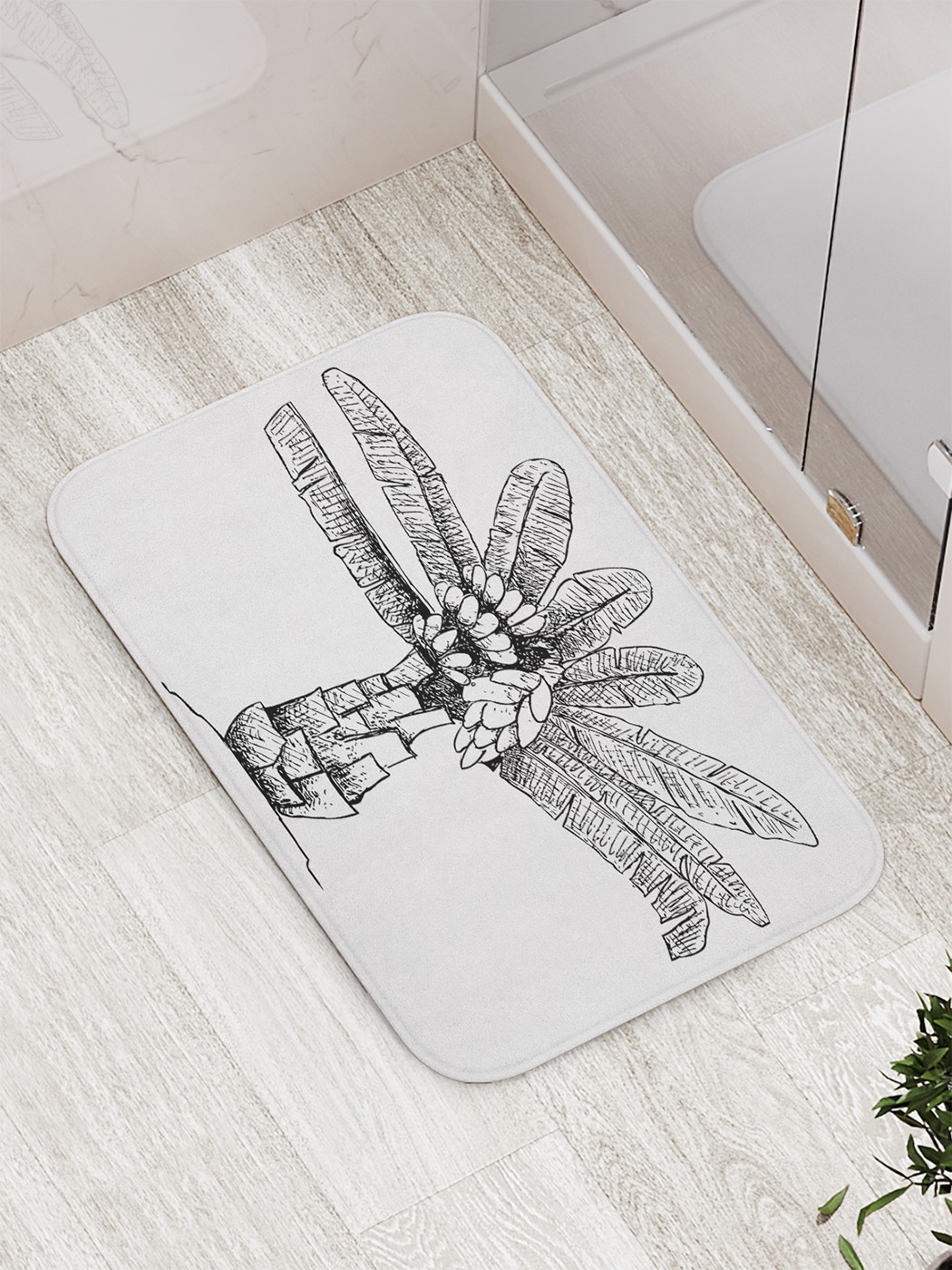 

Коврик противоскользящий для ванной, сауны, бассейна, 77х52 см bath_64488 JoyArty
