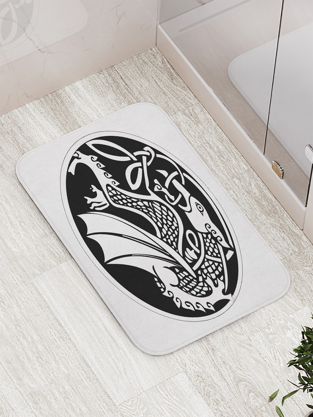 

Коврик противоскользящий для ванной, сауны, бассейна, 77х52 см bath_64482 JoyArty