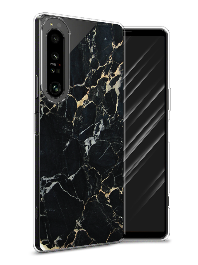 

Чехол Awog на Sony Xperia 1 IV "Черный мрамор уголок", Разноцветный, 55150-3