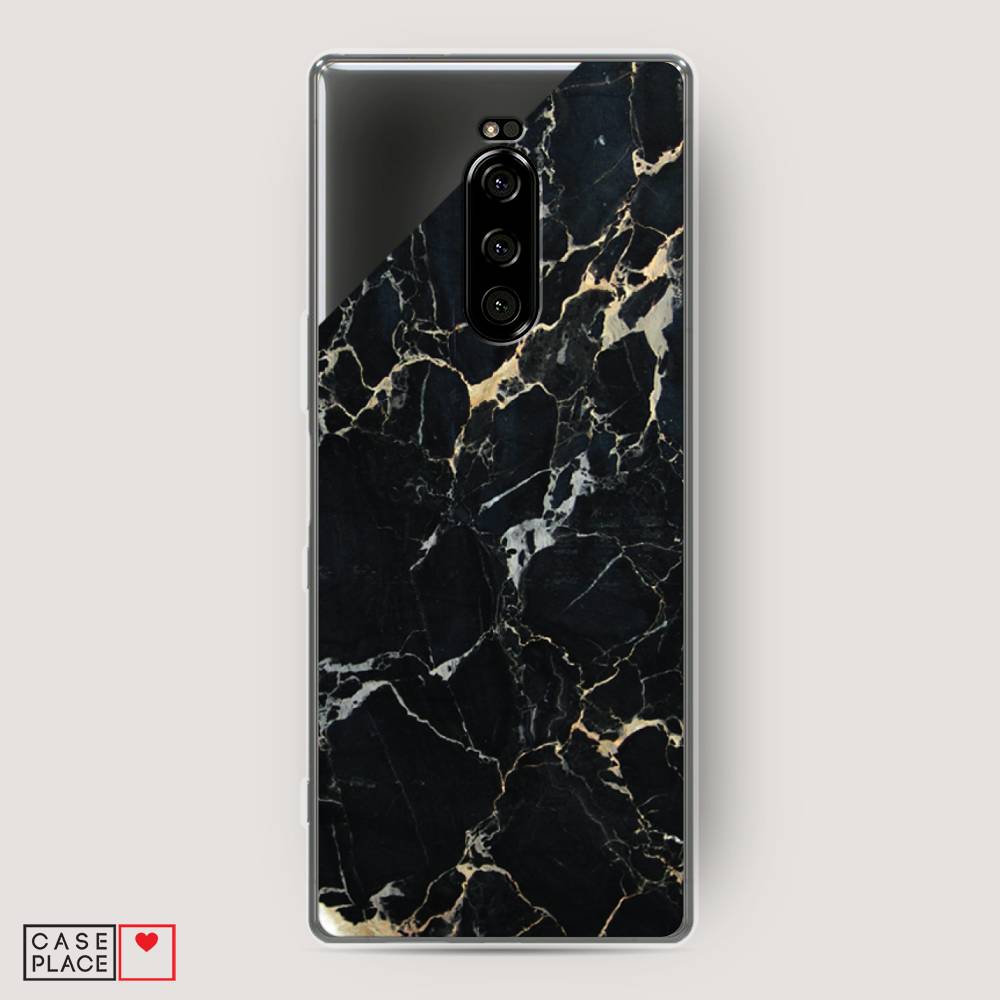 

Чехол Awog на Sony Xperia 1/XZ4 "Черный мрамор уголок", Разноцветный, 54250-3