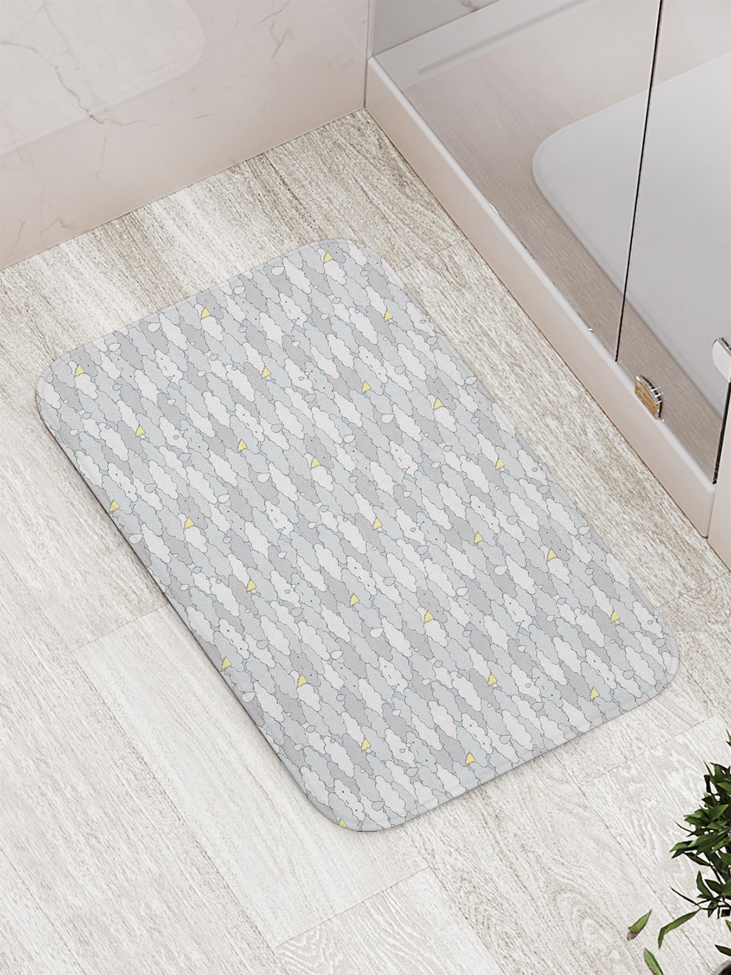 

Коврик противоскользящий для ванной, сауны, бассейна, 77х52 см bath_64460 JoyArty