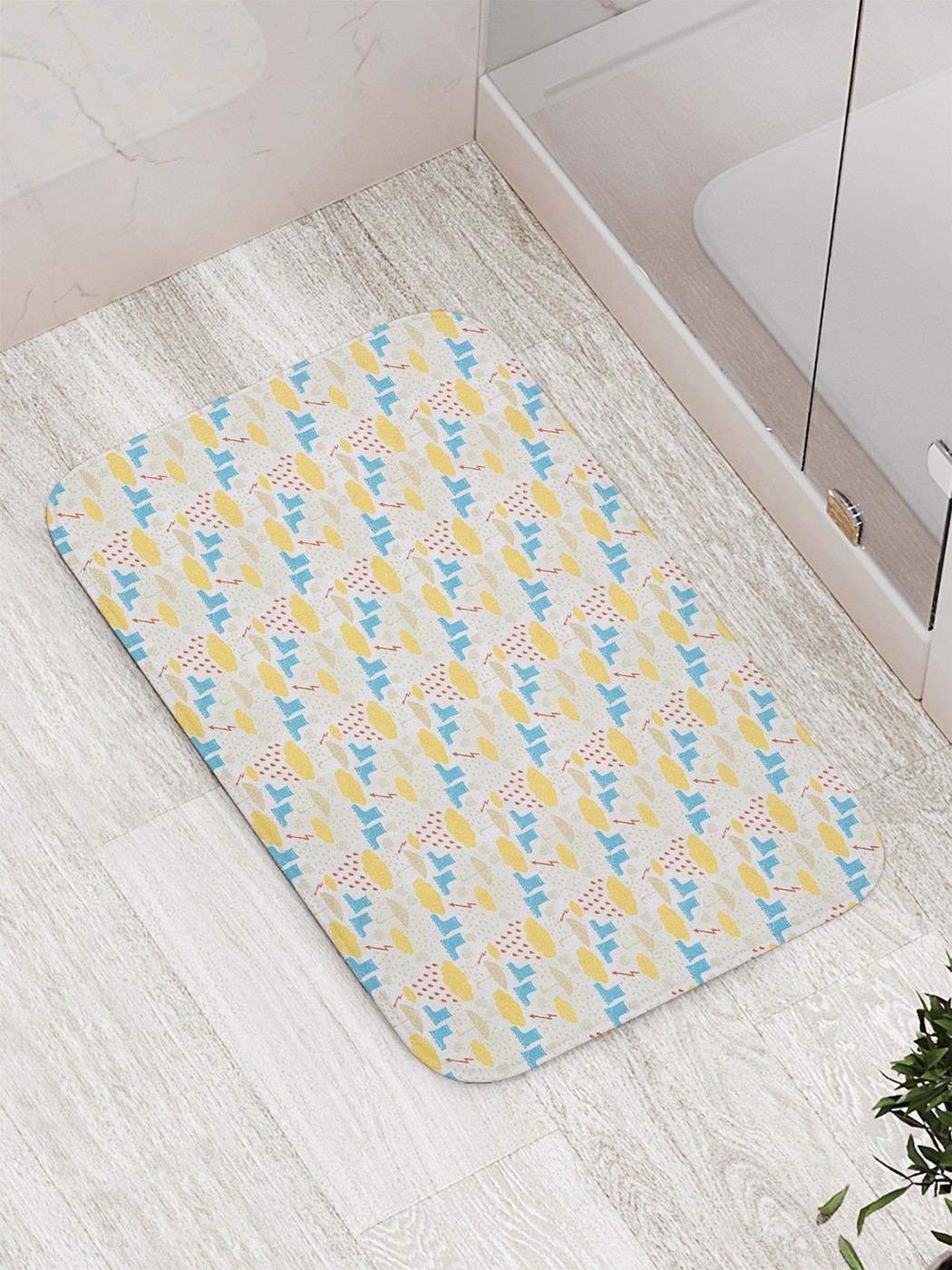

Коврик противоскользящий для ванной, сауны, бассейна, 77х52 см bath_64448 JoyArty