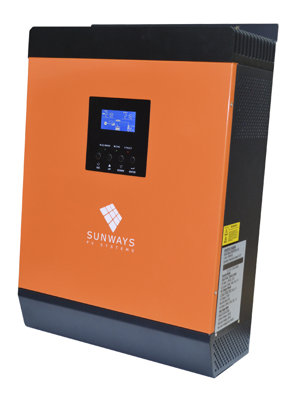 Инвертор Sunways UMX-NG Plus 2KVA 1500W MPPT 24V ежедневник со встроенным зарядным устройством