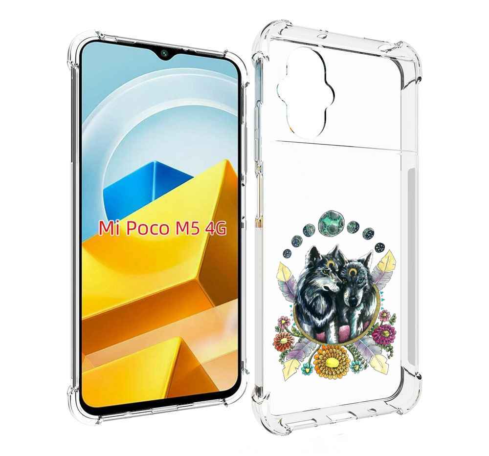 

Чехол MyPads Tocco для Xiaomi M5 красивые волки абстракция, Прозрачный, Tocco