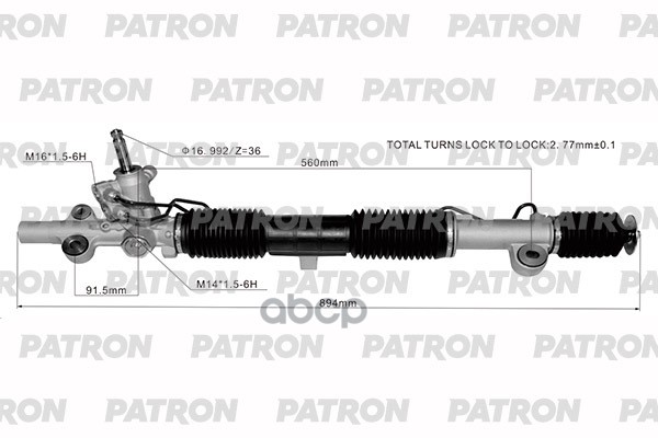 

Рейка Рулевая Honda Civic Vii 2001-2006 PATRON арт. PSG3137