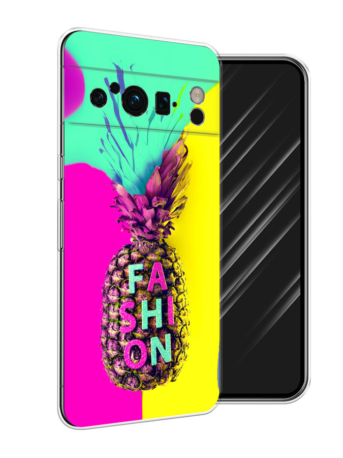 

Чехол Awog на Google Pixel 8 Pro "Кислотный ананас", Желтый;розовый;бирюзовый, 271650-10
