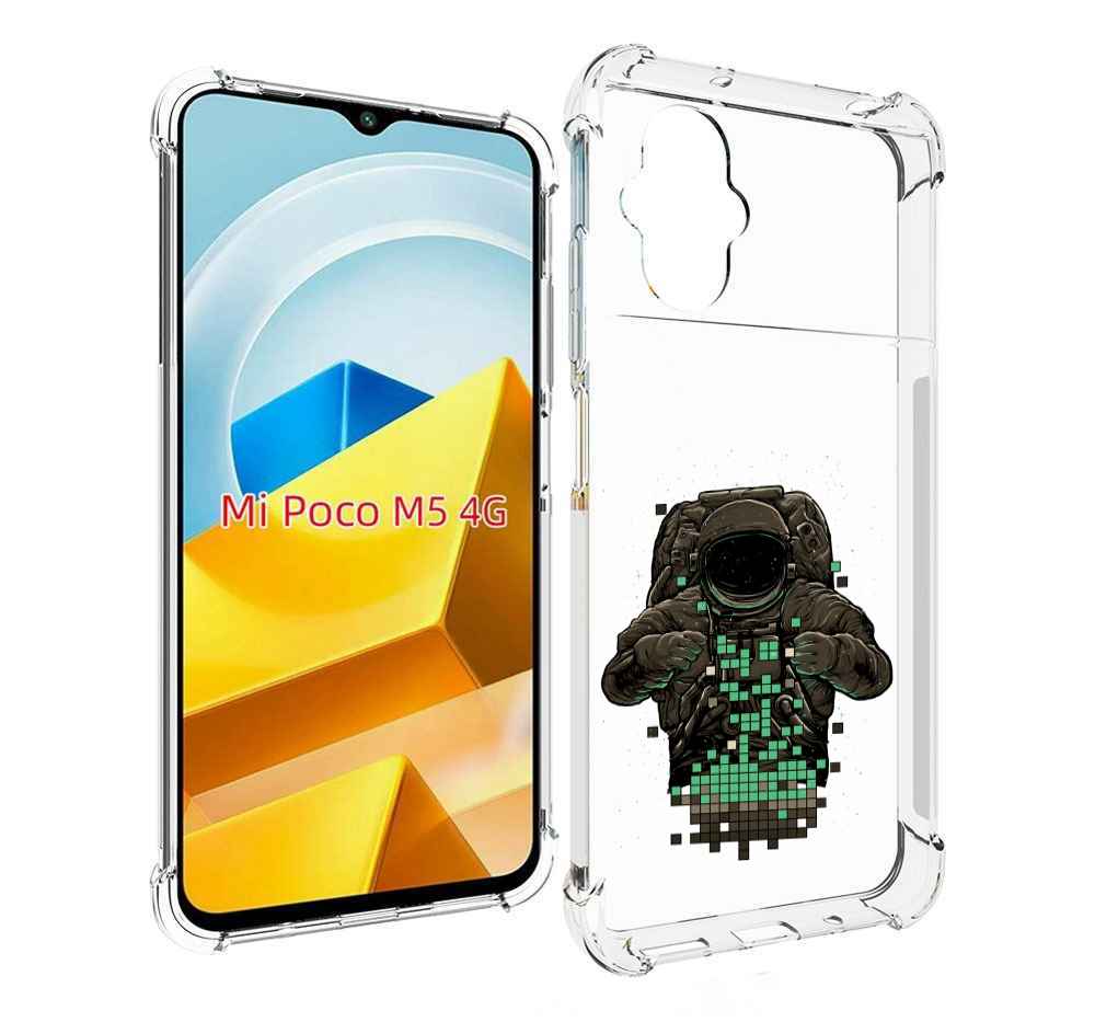 

Чехол MyPads Tocco для Xiaomi M5 космонавт с пикселями, Прозрачный, Tocco