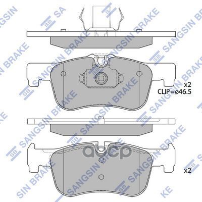 

Колодки Дисковые Передние Bmw F20/F21 1.4/1.6/1.4d-1.8d 10> Sangsin brake SP4 Sp4043