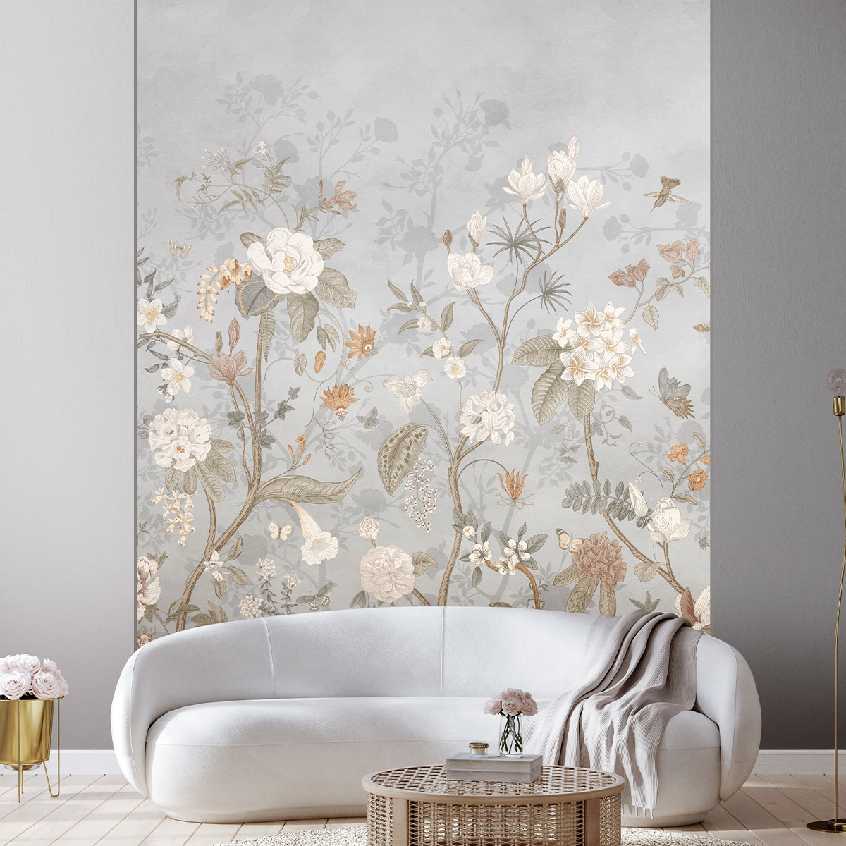 

Фотообои флизелиновые встык VEROL "Цветы Шинуазри" 200х283 см, 276-ФФО-05785, Разноцветный, 276-ФФО-05785