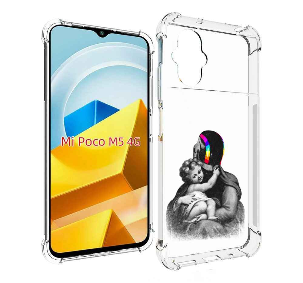 

Чехол Mypads Защитник В Шлеме Для Poco M5 Противоу, Прозрачный, Tocco