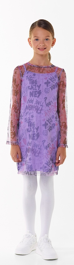 

Платье детское Kari AW24C89603219, фиолетовый, 140, 234370