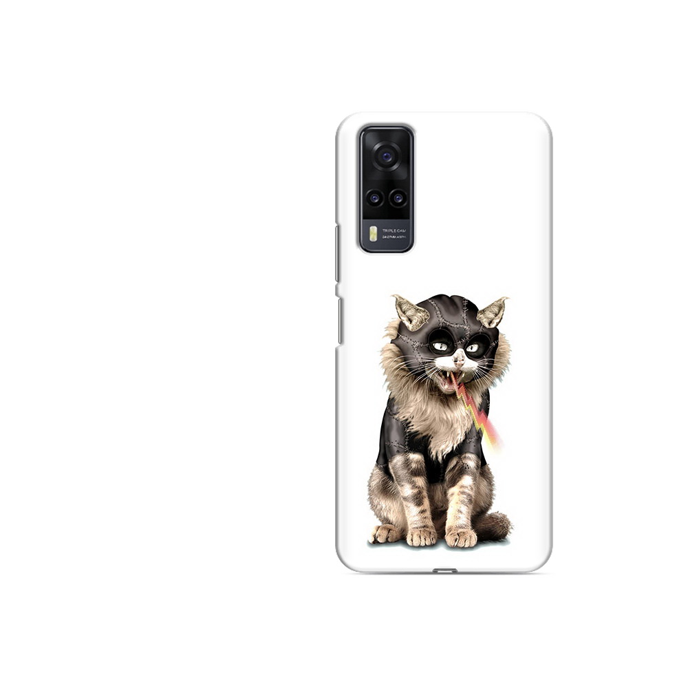 

Чехол MyPads Tocco для Vivo Y31 дьяволский кот (PT157735.439.341), Прозрачный, Tocco