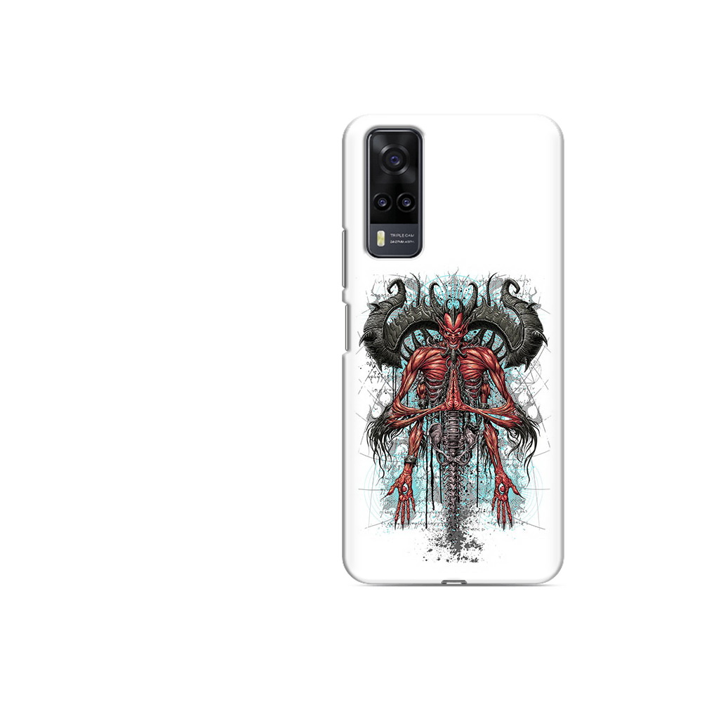 

Чехол MyPads Tocco для Vivo Y31 дьявол (PT157735.439.340), Прозрачный, Tocco