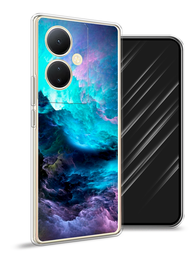 

Чехол Awog на Vivo Y78 5G (global)/V29 Lite, Бирюзовый;фиолетовый;черный, 269050-4