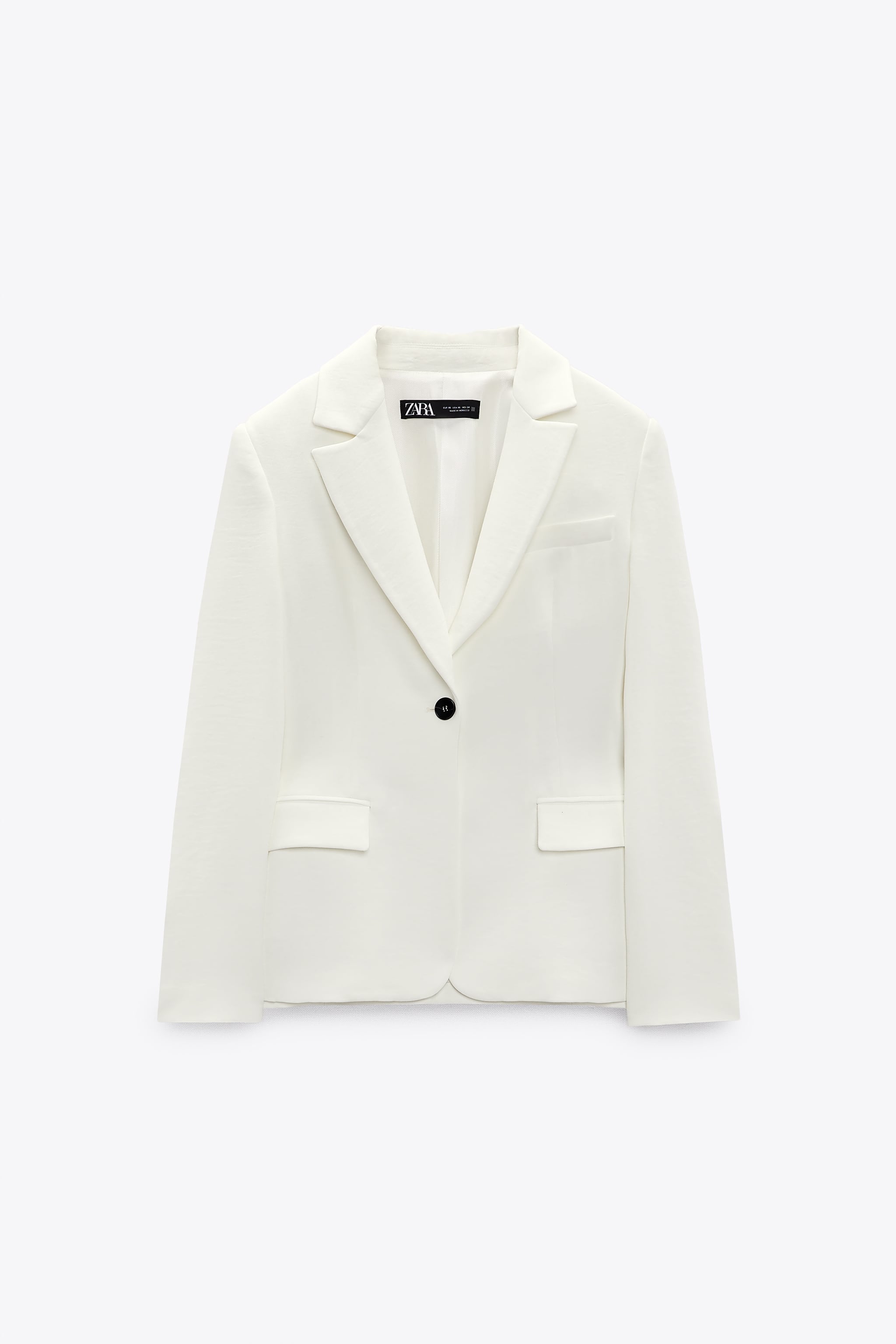 

Блейзер женский ZARA 02956624 бежевый XS (доставка из-за рубежа), 02956624