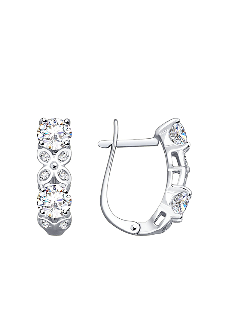 

Серьги из серебра с фианитом SOKOLOV 94022709, 94022709