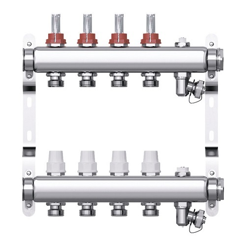 Коллекторная группа STI ТТ000010555 со встроенными расходомерами в сборе, 4 выхода