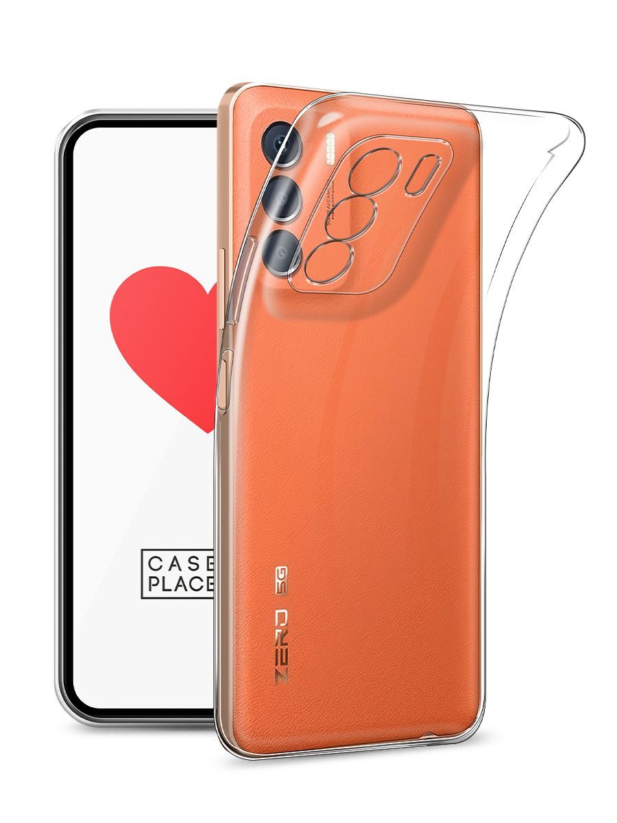 

Чехол на Infinix Zero 5G 2023 прозрачный, 3104450-6