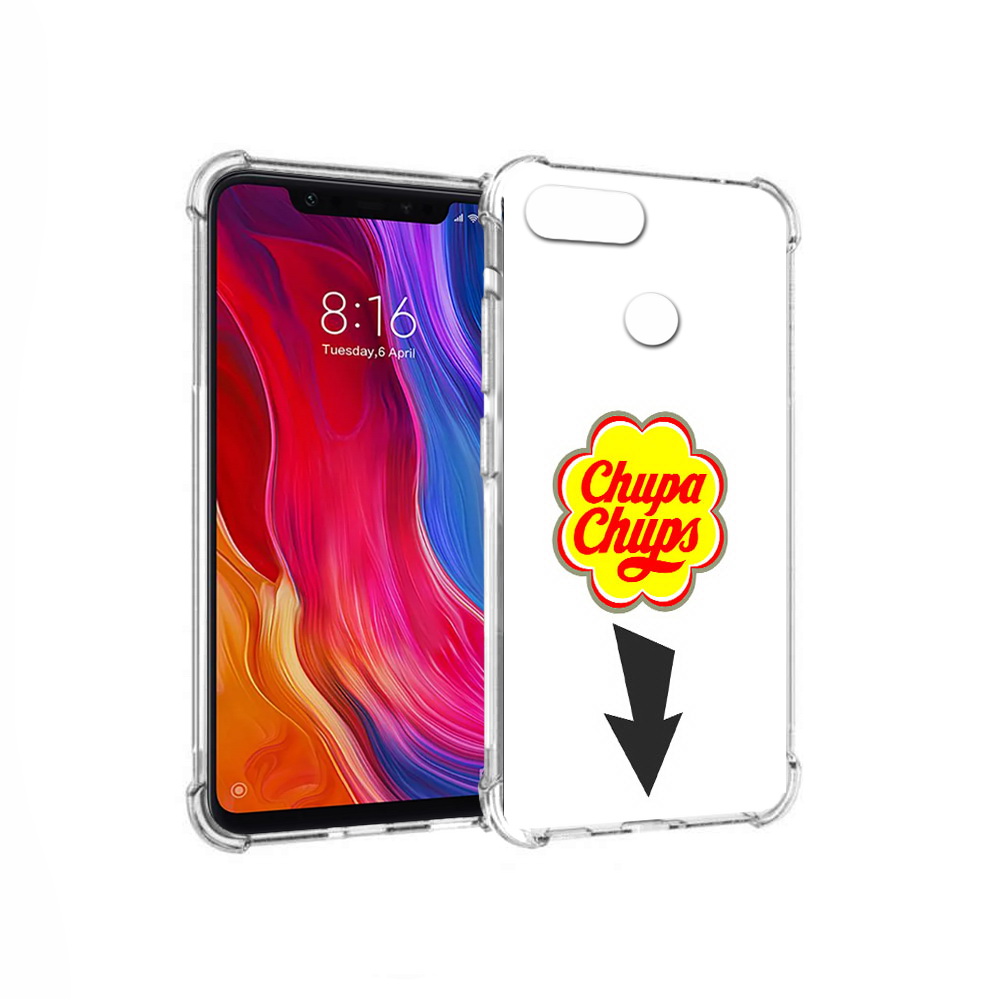 

Чехол MyPads Tocco для Xiaomi Mi 8 Lite чупа чупс (PT119514.309.694), Прозрачный, Tocco